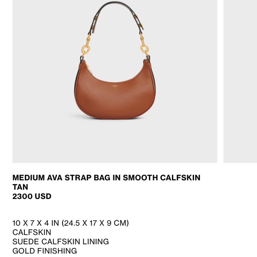 *Authentic Celine Ava Bag*